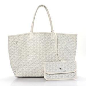 cream goyard bag large